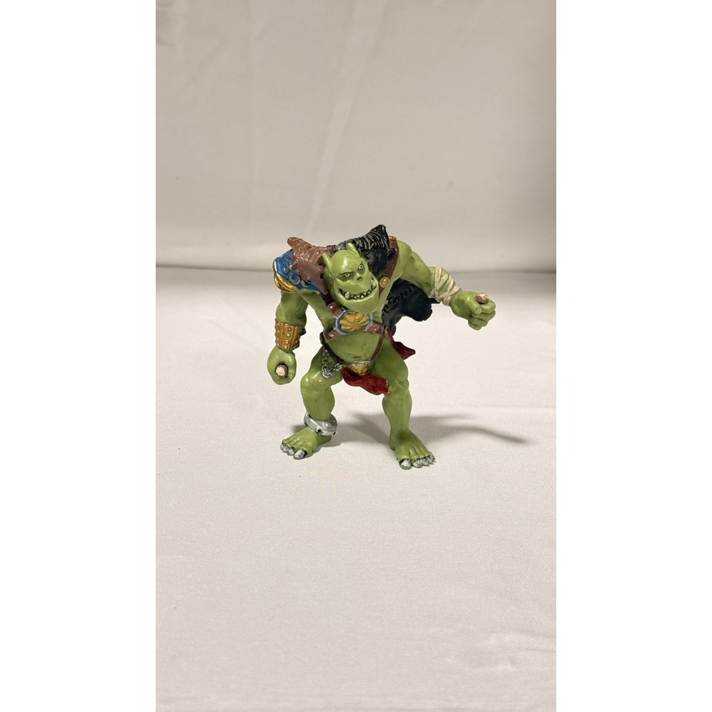 ✨3 for $20 2002‎ Papo Green Orc Waghar Medieval Mythical Figure 38905 Retired
